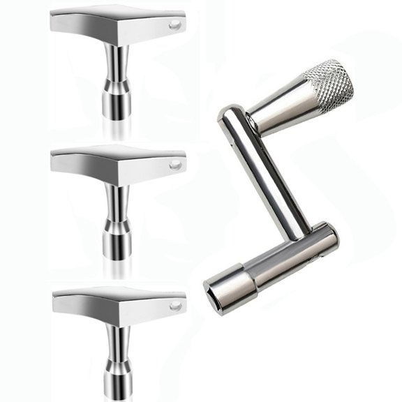 CEORPER 4Pcs Metal Drum Tuning Key Replacement Universals Drum Key Tuner Drum Set Tuning Tools Musical Instruments Part Enduring