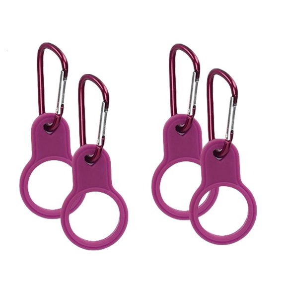 CEORPER 4pack Versatiles Water Bottles Clip Outdoor Sports Keychains Bottles Holder