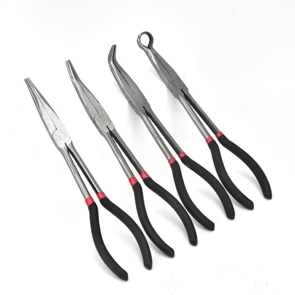 CEORPER 4pc Automotive Spark Plugs Removal Pliers For Tight Space Component Repair