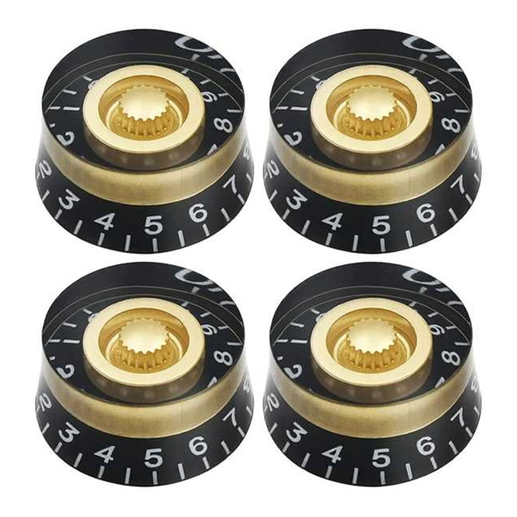 CEORPER 4pcs Acrylic Top Hat Knobs Guitar Speed Control Knobs Volumes ...