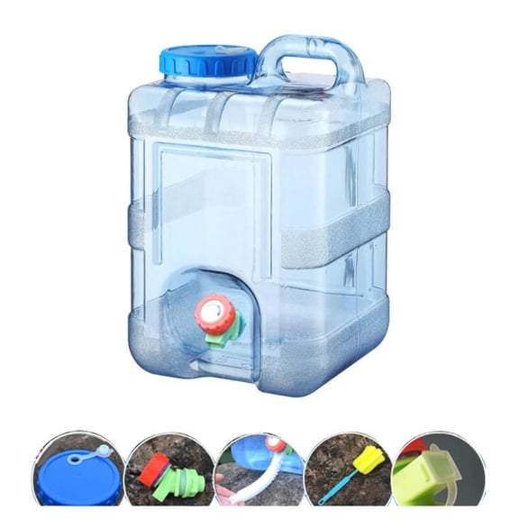 CEORPER 5/8/10/12/15L Water Container with Tap Water Tanks Camping Drinking Bucket