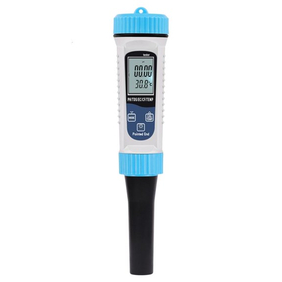 CEORPER 5 In 1 Digital Acidity TDS Meter Temperature Tester Conductivity Water Filter Purity Pen with Backlight