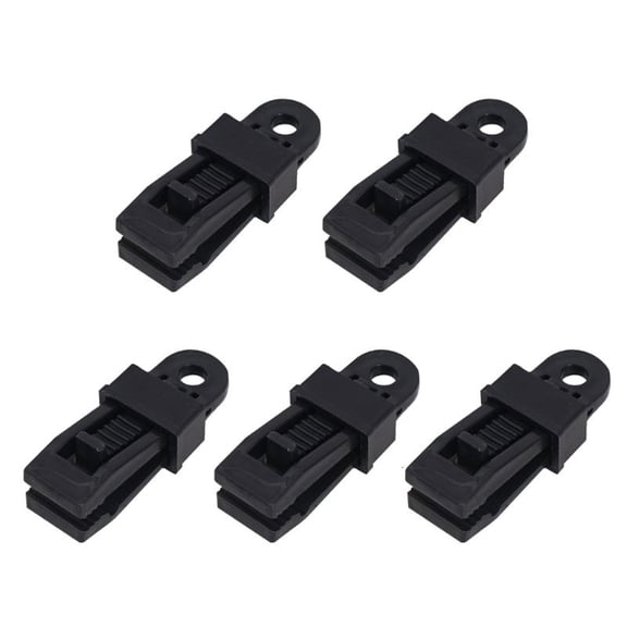 CEORPER 5 Pcs Tent Tighten Lock Grip Awnings Clip Tarp Clip Portable Wind Rope Buckle