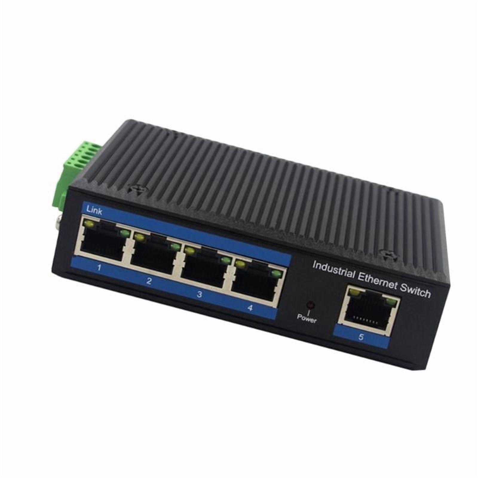 CEORPER 5 Port 100Mbps Ethernet Splitter With Low Noise Design ...