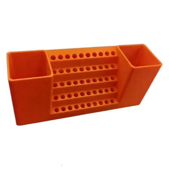 CEORPER 50 Slot Screwdriver Drill Bit Organizer,Plastic Tool Box,Hex Bit Organizers