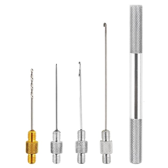 CEORPER 5Pcs Fishing Baits Needle Set Carps Fishing Baiting Rig Tool Carps Fishing Tackle For Rigging Baits Lures Carps Fishing