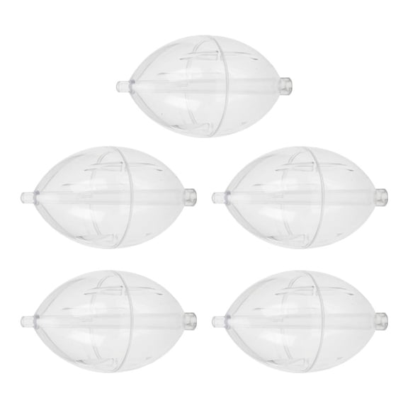 CEORPER 5Pcs Fishing Castings Bobbers Spin Float Fishing Clear Float Easy to Use