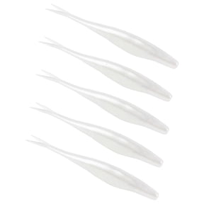 CEORPER 5Pcs Soft Fishing Lures Floating Baits Slightly Split Tail Swimbaits Lures