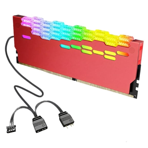 CEORPER 5V 3Pin ARGB Memory Heatsink Fast HeatDissipation Desktop Computer Coolers