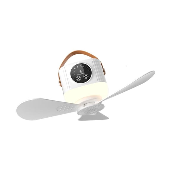 CEORPER 5V USB Ceiling Fan Light With Remote Control 4 Speeds and 3 Lighting Level