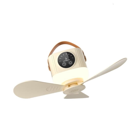 CEORPER 5V USB Ceiling Fan Light With Remote Control 4 Speeds and 3 Lighting Level