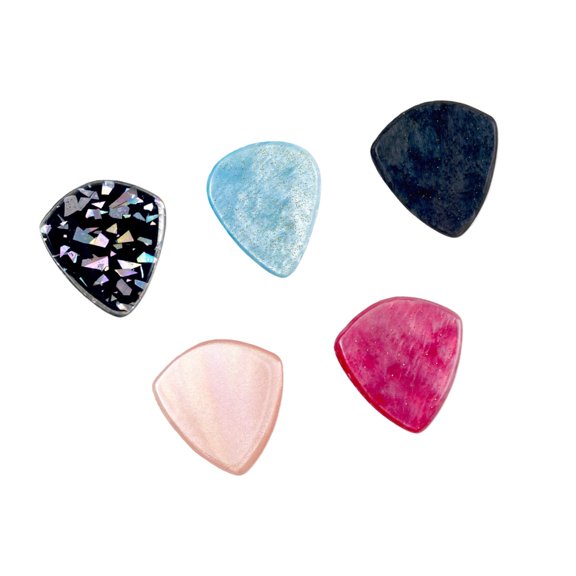 CEORPER 5lots Professional Bass Guitar Picks Pack Teardrop Shape Electric Guitar Pick