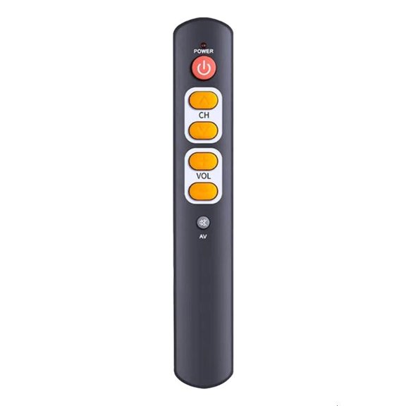 CEORPER 6 Key Learning Remote Control Big Yellow Button Copy Remote Controller