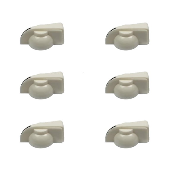 CEORPER 6Pcs Fixed Guitar Effect Pedal Pointer Chicken Head Knob Easy to Install