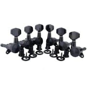 CEORPER 6Pcs Guitar Locking Tuners 3L+3R Handed 118 Ratio Lock String Tuning for Key
