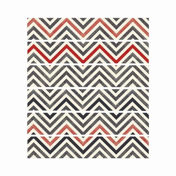 CEORPER 6Pcs for Arrow Pattern Tile Floor Stair Sticker Bathroom Kitchen Decor Waterproof Mural Decals Adhesive Art Wallpaper