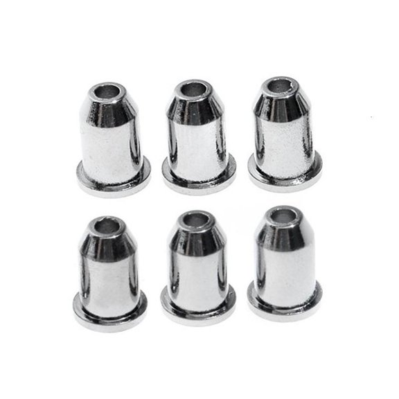 CEORPER 6Pcs/lot Durable Electric Guitar String Ferrules Mounting Through Body Ferrules