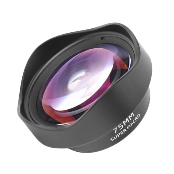 CEORPER 75mm Macro Lens Super Telephoto External Lens Multi-layer 40-75mm Focusing