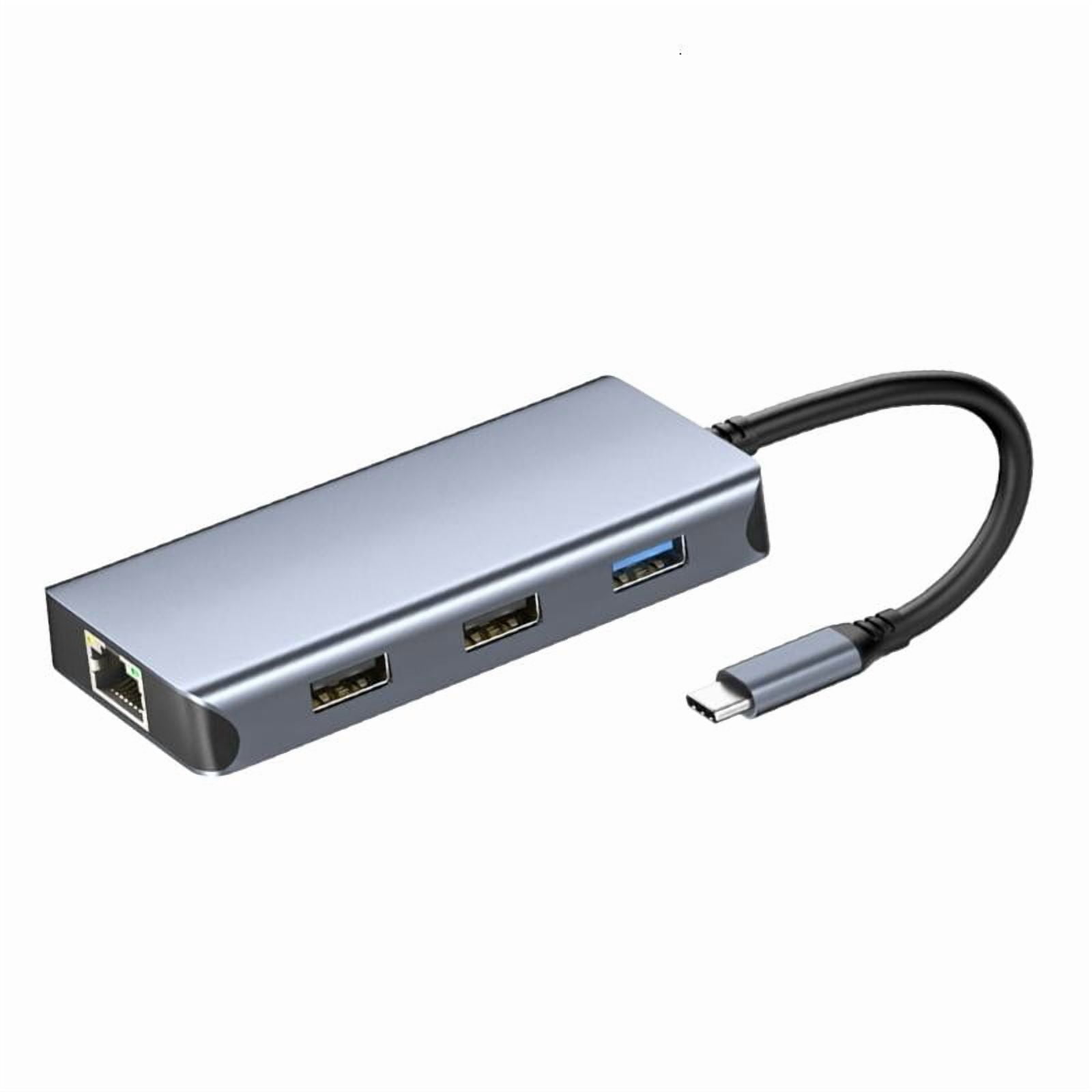 CEORPER 8 In 1 USB C Hubs With HDTV 4K 100WPD Charging Card Reader For Laptop