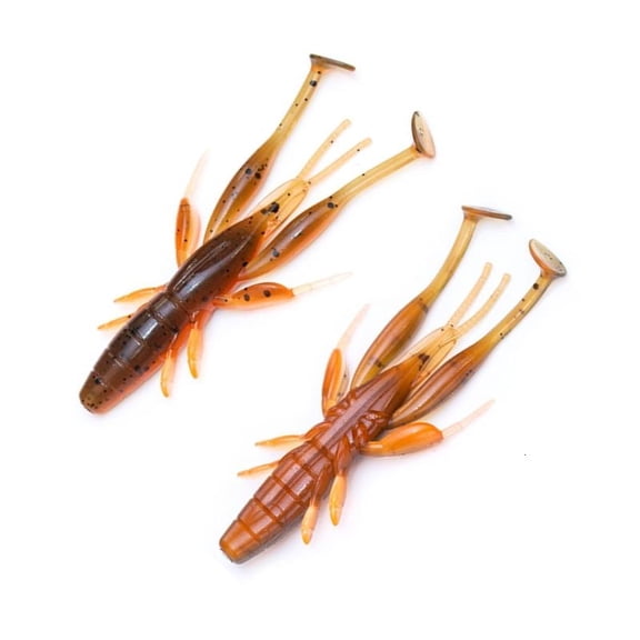 CEORPER 8 PCS Soft Crawfish Lures Fishing Craw Baits Artificial Fishing Lures Baits