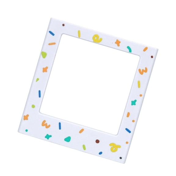 CEORPER ABS Construction Magnetic Photo Holder Square Shape Ensures Photo Durability