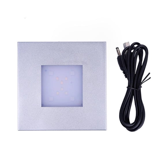 CEORPER ABS Touch LED Crystals Lamp Base for Jewelry Ambiances