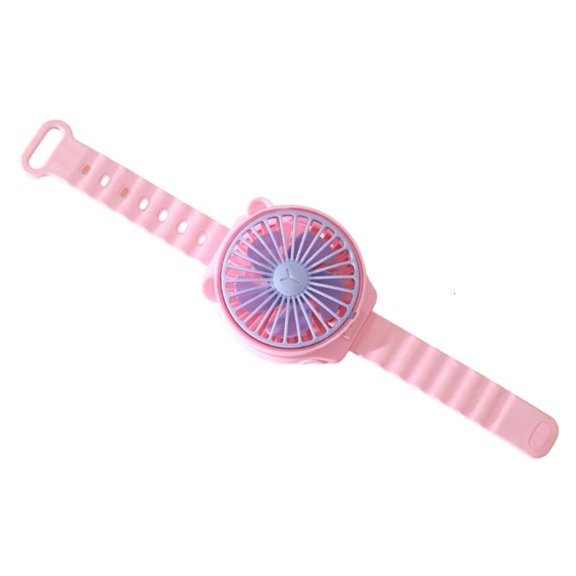 CEORPER AM4 Battery Operated Powerful Cartoon Watch Fan Portable Small Lightweight