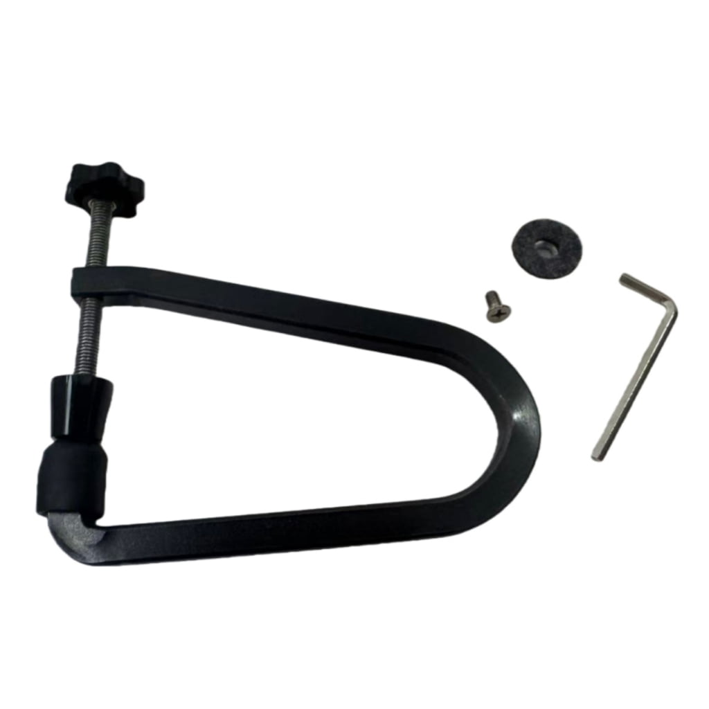 CEORPER Acoustic Guitar Bridge Clamp Adjustable Fretboard Clip with Block for Guitar Repair and Maintenance Accessory