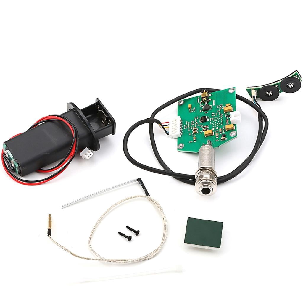 CEORPER Acoustic Guitar Preamp System Guitar Part Piezo Pickup Guitar Pickup Amplifier Guitar Part Accessory