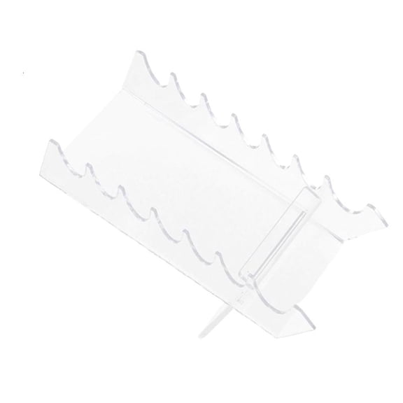 CEORPER Acrylic Display Stand Clear Organizer for Art Brushes Makeup Brush Drying Rack