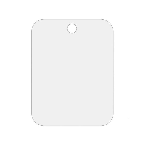 CEORPER Acrylic Shaving Mirror SM126 Silver Acrylic Adjustable Shower Shave Mirror