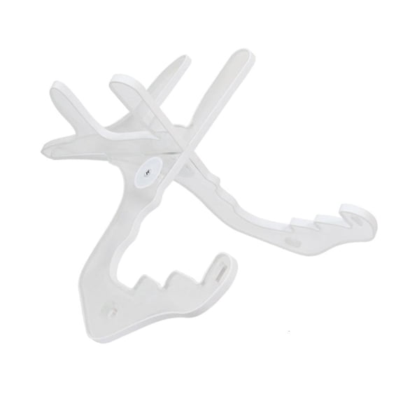 CEORPER Acrylic Ukulele Stand with Light for Small Guitar, Violins, Banjo, Mandolin