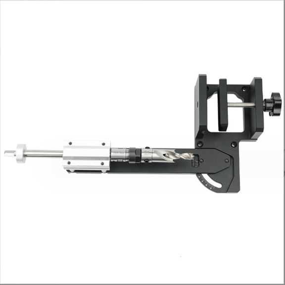 CEORPER Adjustable Angle Circular Tube Round Wood Stick Punch Hole Round Rod Angle Punch