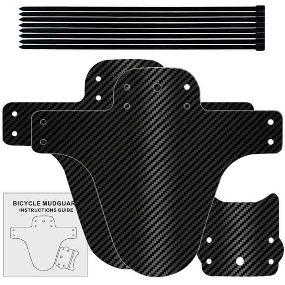 CEORPER Adjustable Folding Bicycles Mud Flap Front and Rear Mud Guard Bicycles Mudguard
