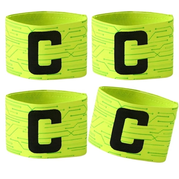 CEORPER Adjustable Nylons Football Captain Armband Durability Football Captain Bands
