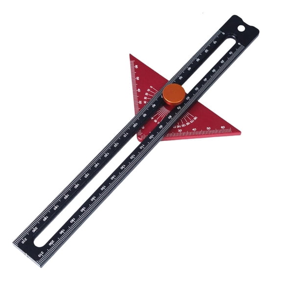 CEORPER Adjustable Triangles Rulers Woodworking Scribing Tool Precisions Measuring Angled