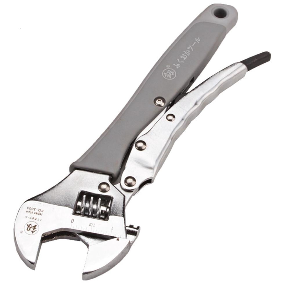 CEORPER Adjustable Wrench Universal Monkey Spanner Multi-function Hand Tools Nut Sink Wrench Bathroom Pipe Large Open Spanner