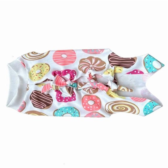 CEORPER Aftercare Wrap Shirt with Tie Straps and Cotton Fabric Cats Recovery Vests