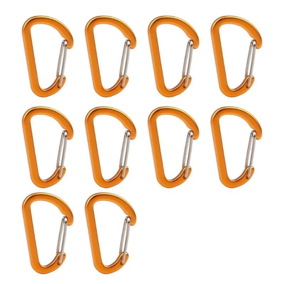 CEORPER Aluminum-Alloy Snap Spring Carabiner Clip for Backpack Camping Hiking Fishing