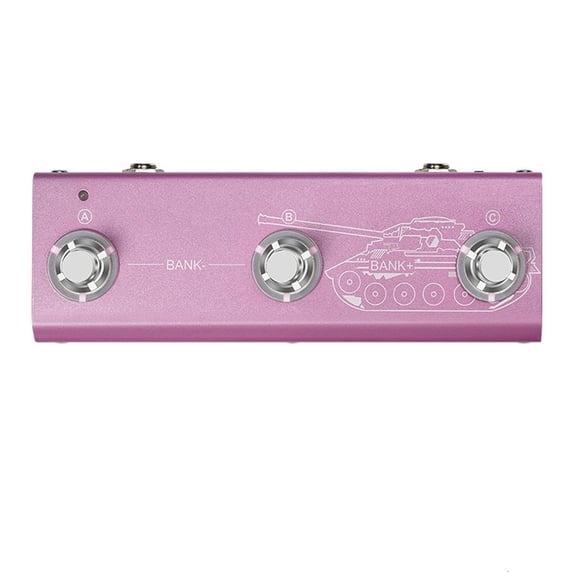 CEORPER Aluminum Housing Guitar Various Effects Processor 7 Hour 1450mAh Battery 20 Amp Models Connectivity Practice Recording