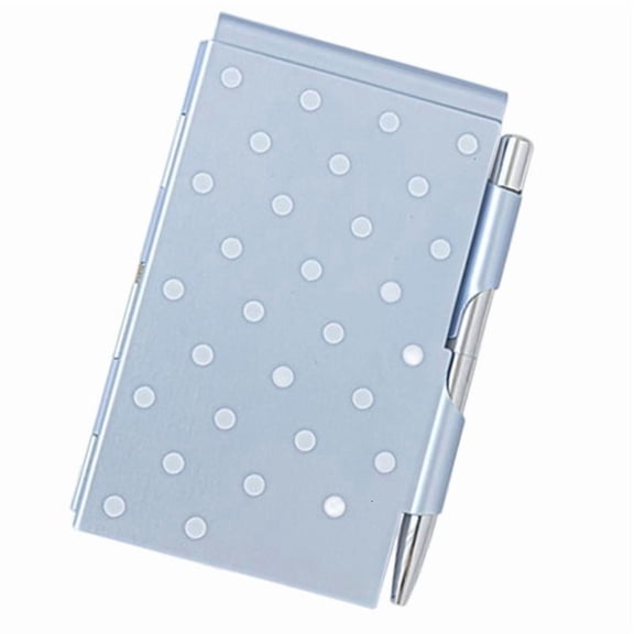 CEORPER Aluminum Metal Notepads With Twist Action Ballpoint Pen For Daily Journaling