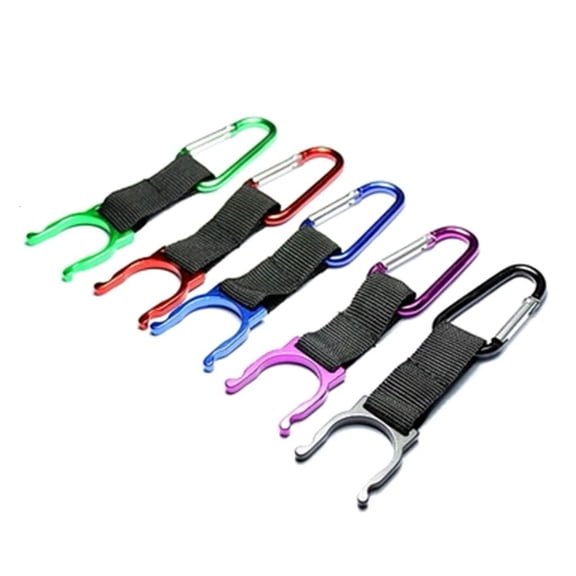 CEORPER Aluminum Water Bottle Hook Outdoor Carabiner Water Bottle Clip Bottle Carrying Clip Bottles Holder Hook for Travelings