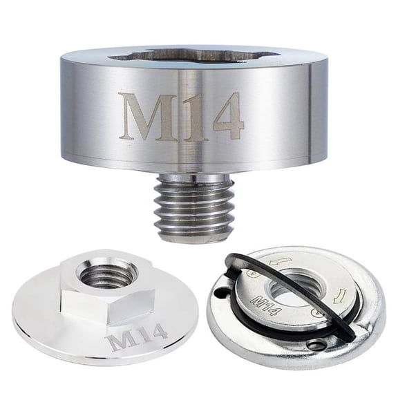 CEORPER Angles Grinder M14 5/8Inch Thread Adapter with Flange Nut for X Lock Upgrades