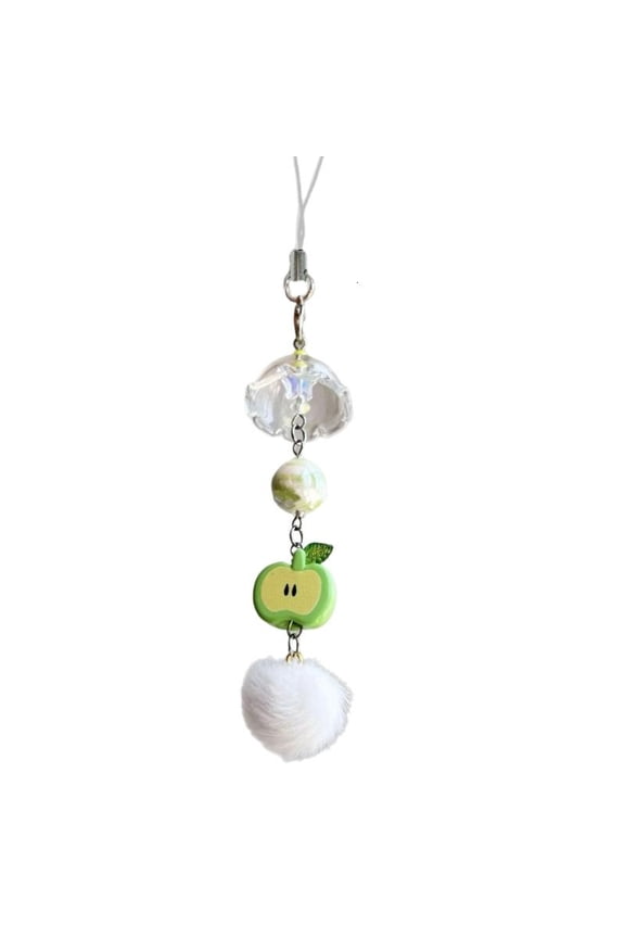 Apples Pendant Keychain Stylish Fruit Charm Keyring Accessory for Everyday Use