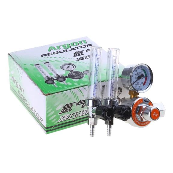 CEORPER Argon Pressure Reducer Dual Tube Pressure Regulator 0-200m/h 0-25MPa