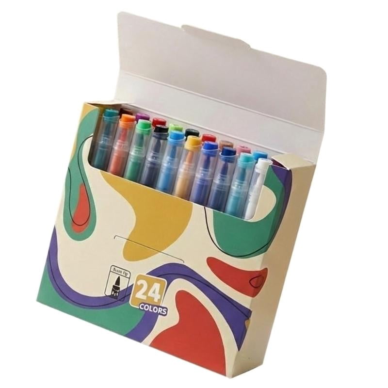CEORPER Artist Acrylic Markers With Quick Dry Formulas Ergonomic Barrels For Drawing