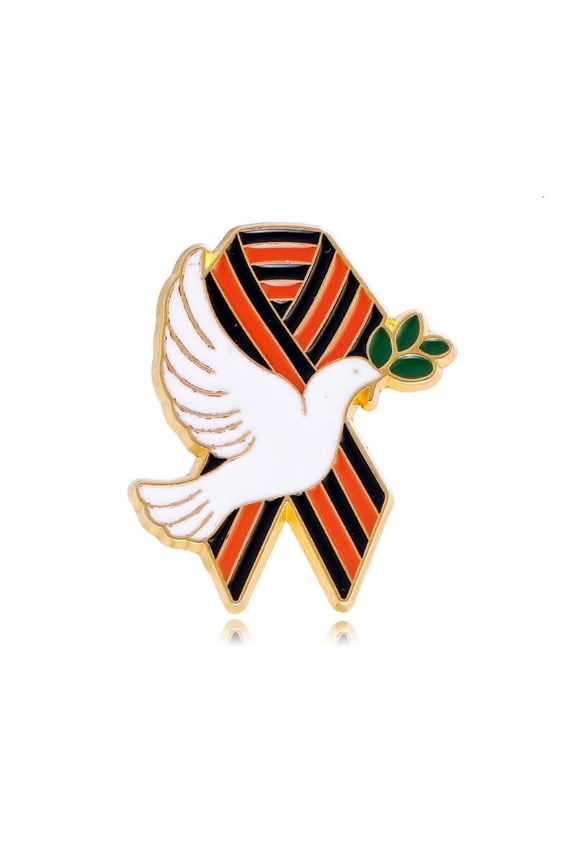 Artistic Doves Shape Lapel Pin 3x2 4cm Fashion Statement Pieces For Outfits