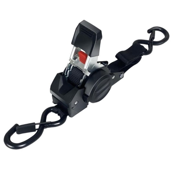 CEORPER Auto Retract Tie Down Strap Heavy Duty Ratchet Strap for Motorcycle Truck