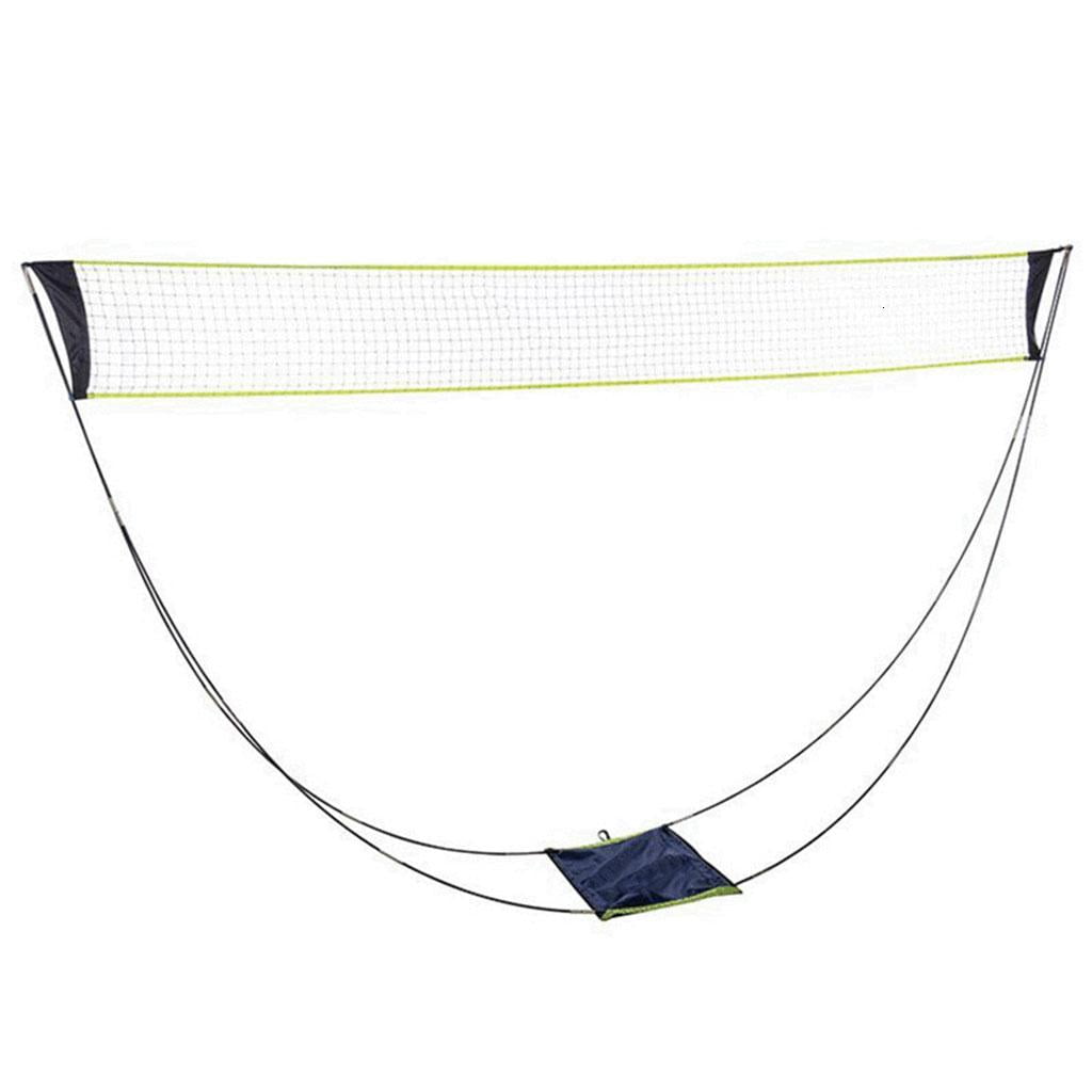CEORPER Badminton Tennis Net Stand Pole Net for Volleyball Beach Grass Park Outdoors