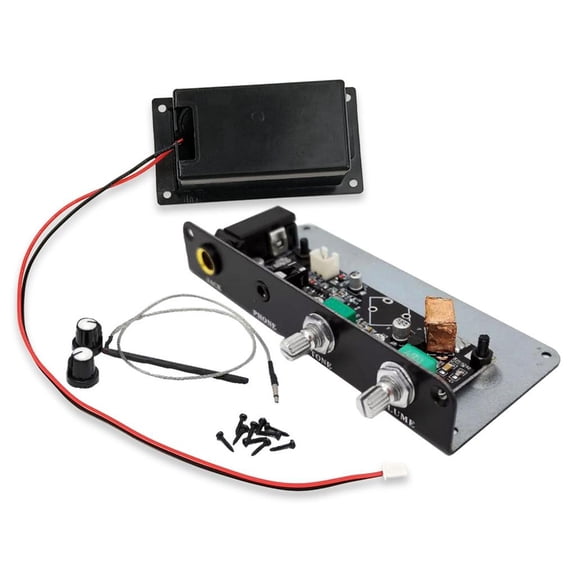 CEORPER Balanced Sensing Piezo Equalizer Silence Preamp Pickup Guitar Equalizer Pickup